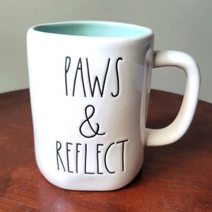 Rae Dunn Paws and Reflect mug
